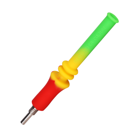 Pulsar RIP silicone dab straw, 6.25 inches long, with a 10mm titanium tip and a limited lifetime warranty