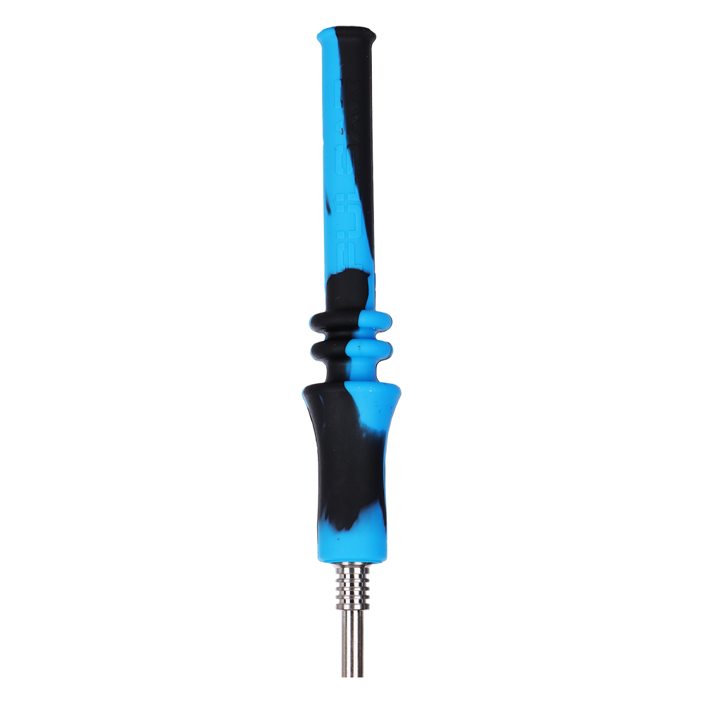 Pulsar RIP Series 6.25 inch straw in blue, with a titanium tip included and no glass to break