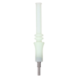 Pulsar RIP Blue silicone dab straw built to survive drops, with a 10mm titanium tip and lifetime warranty