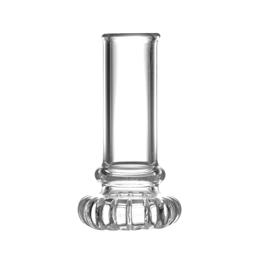 Pulsar RoK Disc Perc Replacement Downstem made of Borosilicate Glass, front view on white background