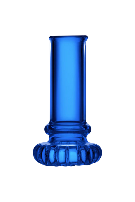 Pulsar RoK Electric Rig Blue Disc Perc Downstem, High-Quality Borosilicate, Front View