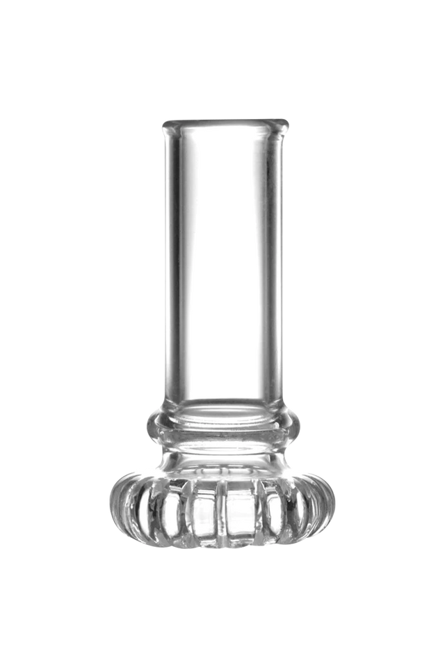 Pulsar RoK Disc Perc Replacement Downstem in Borosilicate Glass, Front View on White