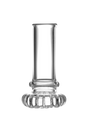 Pulsar RoK Disc Perc Replacement Downstem in Borosilicate Glass, Front View on White
