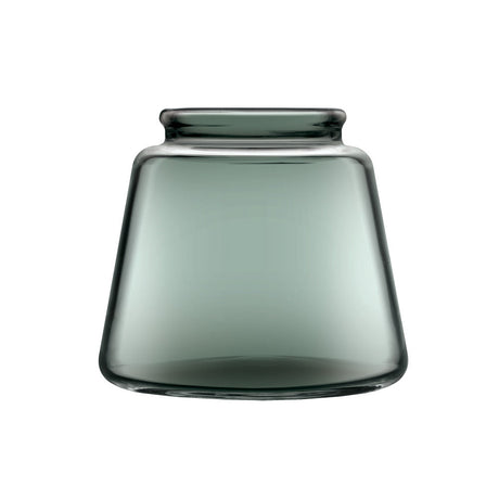 Pulsar RöK Glass Base Jar in Charcoal, Small Size, Borosilicate - Front View