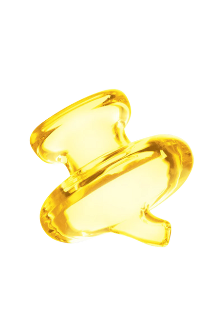 Pulsar RoK Borosilicate Glass Oil Carb Cap for Electric Dab Rigs, Top View