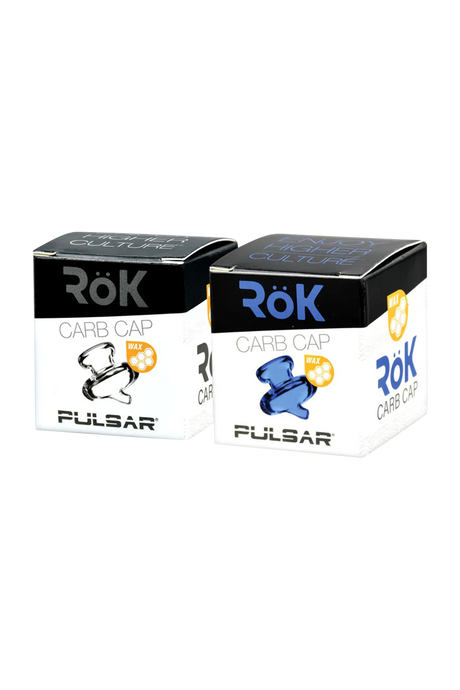 Pulsar RoK Electric Rig Borosilicate Glass Carb Caps in Packaging
