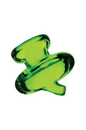 Pulsar RoK Oil Carb Cap in Borosilicate Glass, 29mm Diameter for Electric Rigs, Top View