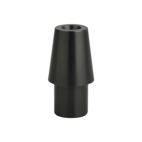 Pulsar RoK Replacement Mouthpiece in black rubber and steel, front view on white background