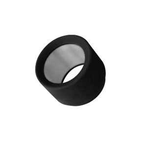 Pulsar ROK Silicone XL Cloud Collar Upgrade, 5 Pack, black, top view on white background