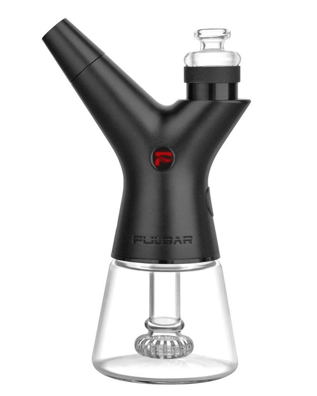 Pulsar RöK Vaporizer in Black for Dry Herbs and Concentrates with Quartz Coil, Front View