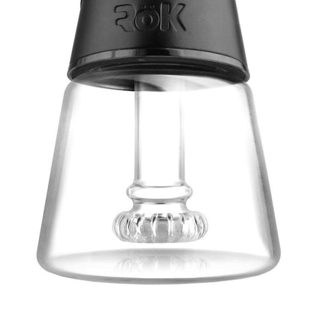 Pulsar RöK Vaporizer close-up, Quartz Coil for Concentrates, 6.75" tall, on white background