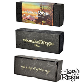 Pulsar Shire Pipes ARAGORN™ Wooden Smoking Pipe in themed packaging, front view