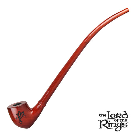 Pulsar Shire Pipes GANDALF™ Wooden Smoking Pipe with Long Stem - Front View