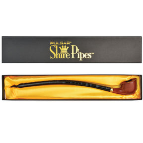 Pulsar Shire Pipes The Craic 15" Dublin Churchwarden Wood Pipe in box, top view