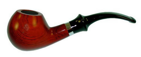 Pulsar Shire Pipes 5.5" Cherry Wood Tobacco Pipe in Tomato Style with Polished Finish