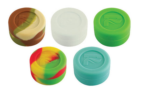 Pulsar Silicone Cylinder Containers in various colors, 38mm, ideal for concentrates storage