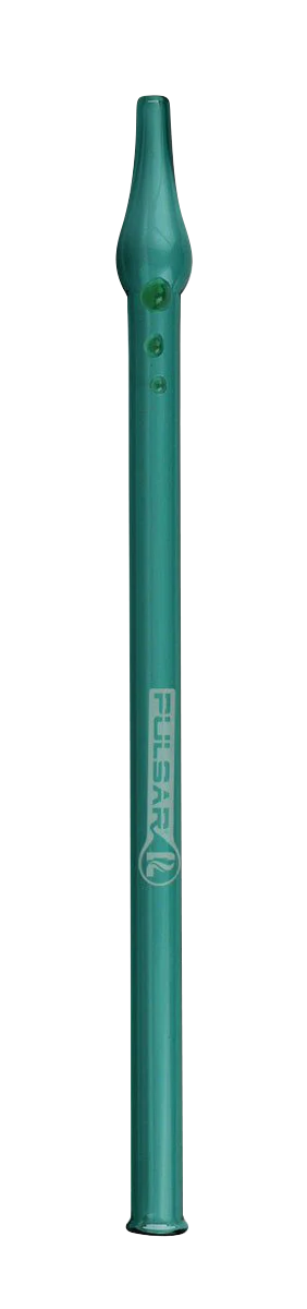 Pulsar Simple Glass Vapor Straw, 10" Borosilicate, Portable Dab Straw, Front View