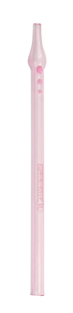 Pulsar Simple Glass Vapor Straw, 10" Borosilicate, Portable for Concentrates - Front View