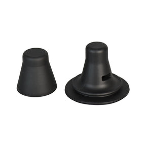 Pulsar Sipper Airflow Valve made of silicone, front and side view on white background