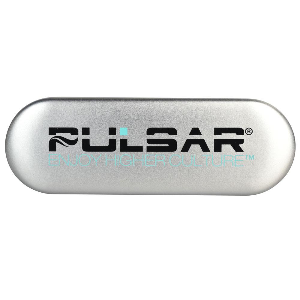 Pulsar branded hard case for six-piece dabber tool set, top view on white background