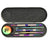 Pulsar Six Piece Rainbow Dabber Tool Set in Hard Case, Top View