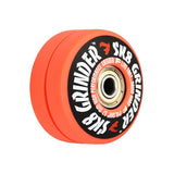 Pulsar SK8 Grinder in Rippin' Red, compact 2.2" metal herb grinder, front view on white background
