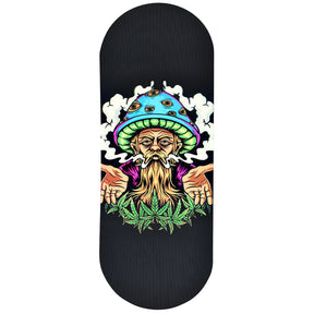 Pulsar SK8Tray with Magnetic Lid featuring Herbal Wisdom 3D design, 7.25"x19.75", front view