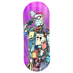 Pulsar SK8Tray with Garbage Man design, magnetic lid, 7.25"x19.75" rolling accessory