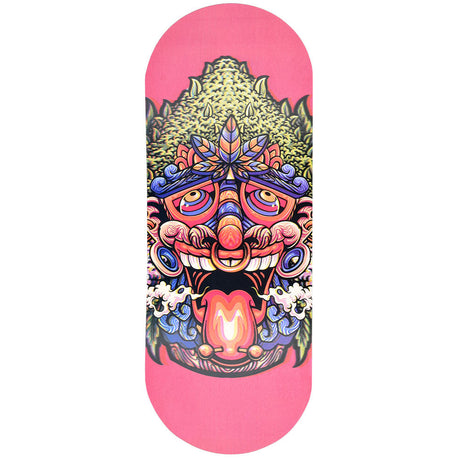 Pulsar SK8Tray with Magnetic Lid featuring Kush Native 3D design, large 7.25"x19.75" rolling accessory