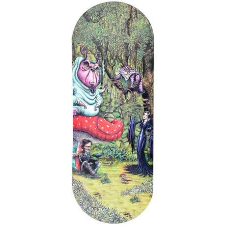 Pulsar SK8Tray with Magnetic Lid featuring Malice In Wonderland 3D artwork, size 7.25"x19.75"