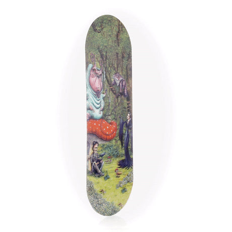 Pulsar SK8Tray with Magnetic Lid featuring Malice In Wonderland 3D art, Large 7.25"x19.75" size, Front View
