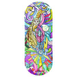 Pulsar SK8Tray with Magnetic Lid featuring a colorful Mechanical Owl design, size 7.25"x19.75", top view