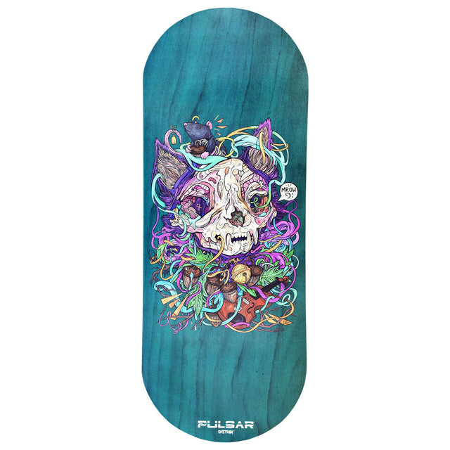 Pulsar SK8Tray with Magnetic Lid featuring MrOw artwork, 7.25"x19.75" top view