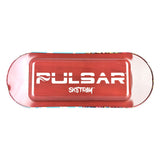 Pulsar SK8Tray Metal Rolling Tray with Yeti McShreddy design, large 7.25"x19.75" size, top view