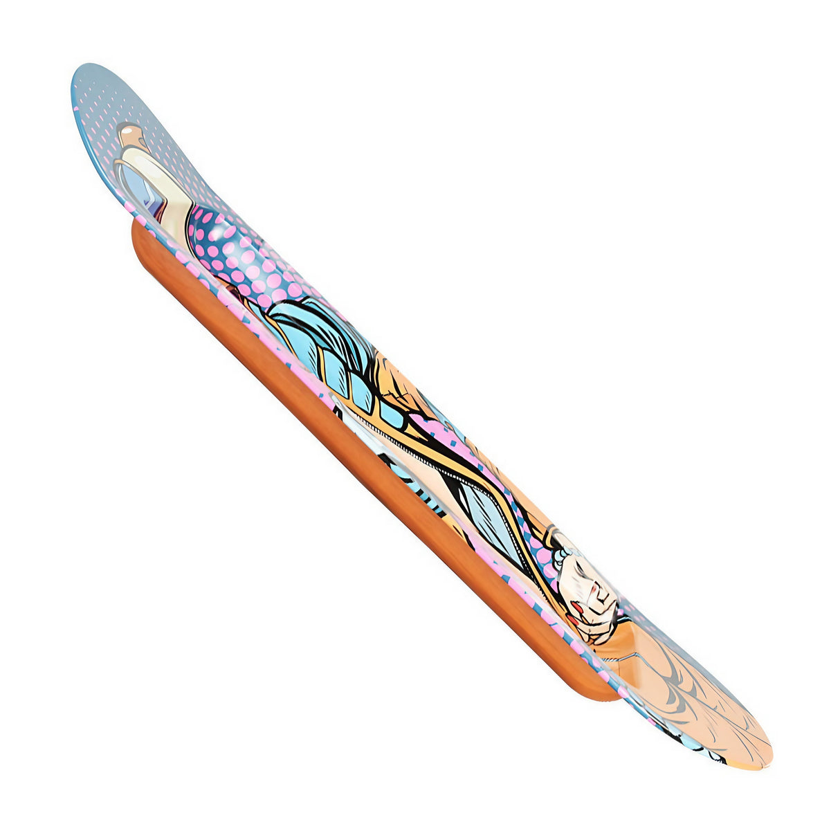 Pulsar SK8Tray Metal Rolling Tray with vibrant Zero-G Strip design, angled view on white background