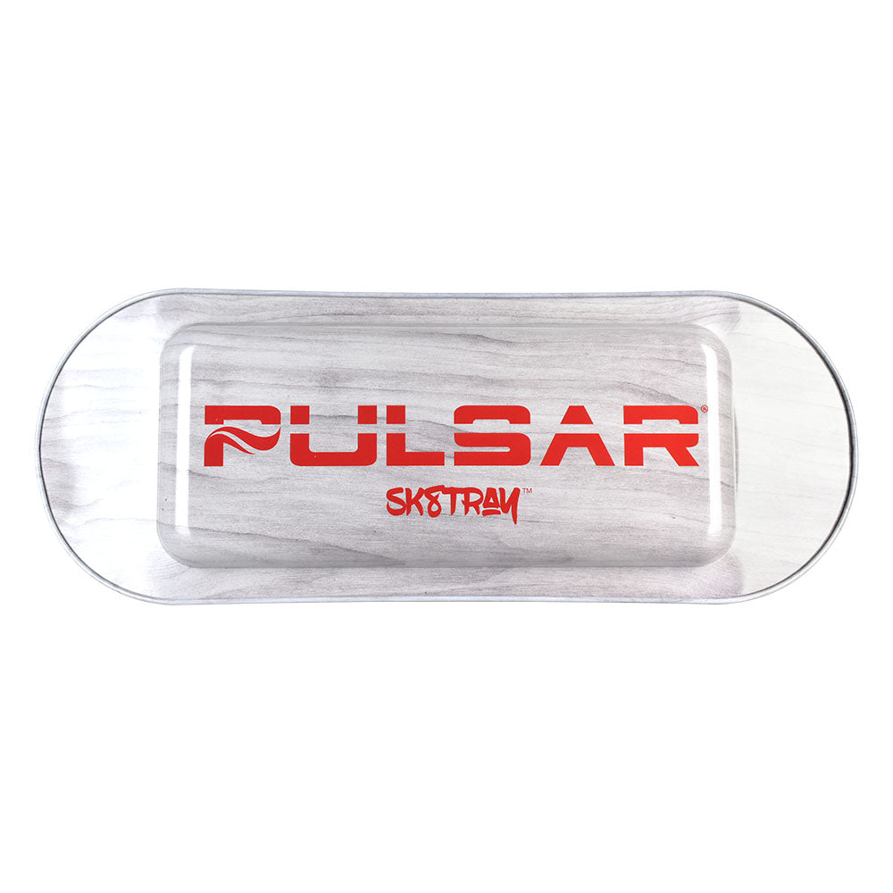 Pulsar SK8Tray Metal Rolling Tray with 3D DopeBot Lid, Large Size, Top View