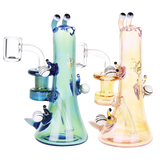 Pulsar Snail Smoochies Glass Dab Rig | 6" | 14mm F