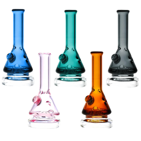 Pulsar Spinning Beaker Enail Banger Caps in assorted colors, front view on white background