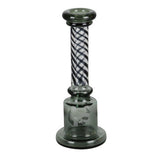 Pulsar Spiral Stand Up Hand Pipe, 4", Borosilicate Glass, Assorted Colors, Front View