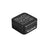 Pulsar Square Grinder in Black, 2.2" Aluminum 2-Part Design, Portable and Compact