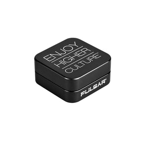 Pulsar Square Grinder in Black, 2.2" Aluminum 2-Part Design, Portable and Compact