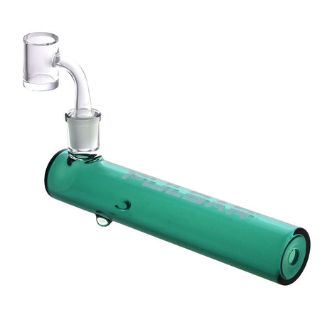 Pulsar Steamroller Concentrate Pipe, 8 inches, with 14mm Joint, Borosilicate Glass, Side View