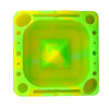 Pulsar Tap Tray in Green Yellow, Silicone Rolling Accessory for Dry Herbs and Concentrates