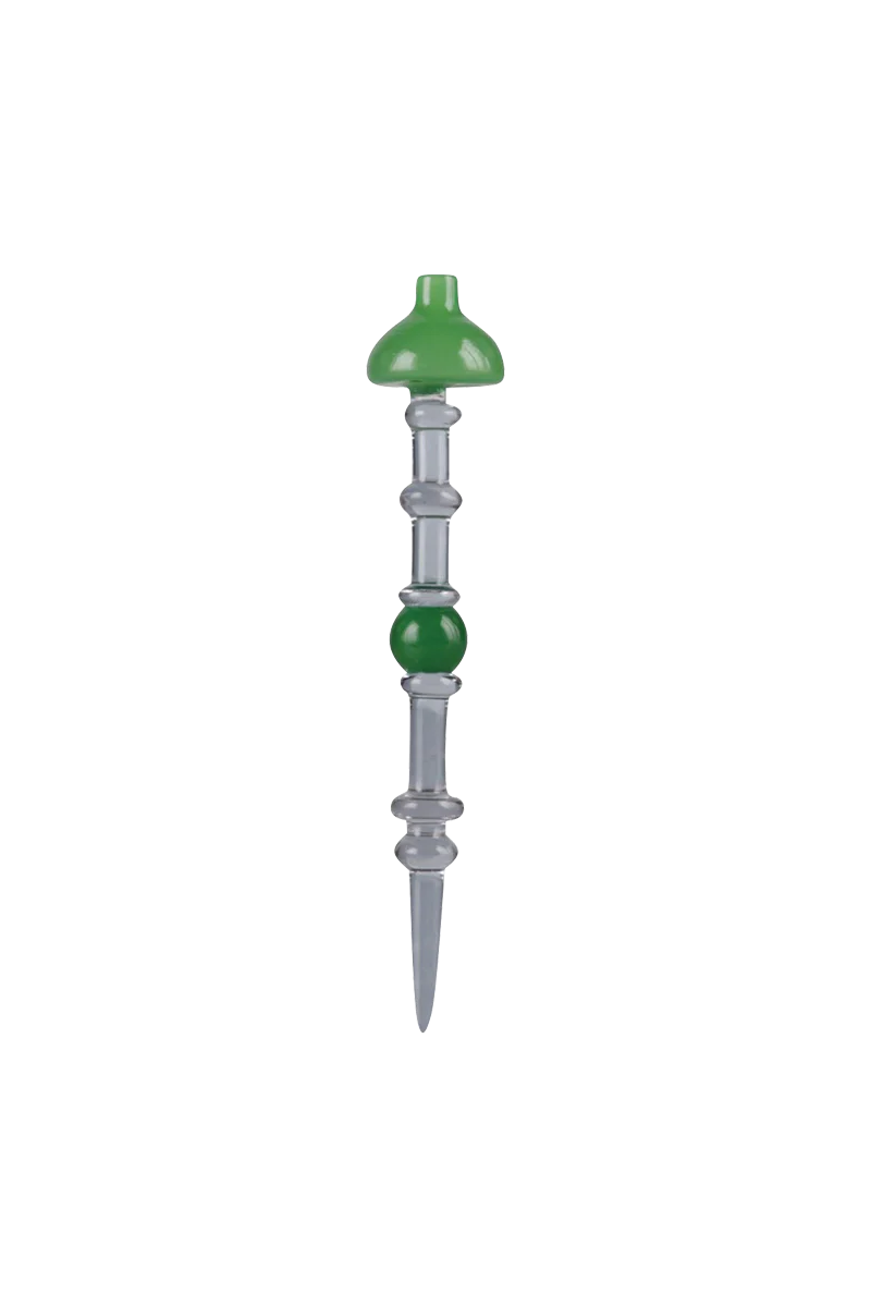Pulsar Terp Sauce Carb Cap Dabber, borosilicate glass, 6" size, front view on white background