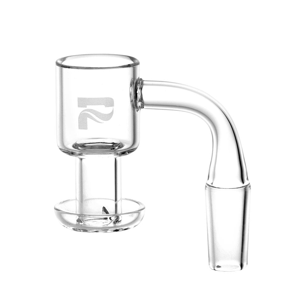 Pulsar Terp Slurp Banger made of Quartz, 90 Degree Joint Angle, 14mm Size, Side View