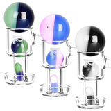 Pulsar Terp Slurper Set with Bi-color Design and 14mm Male Banger for Dab Rigs, Front View