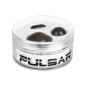 Pulsar Terp Slurper Dichro Set with Borosilicate Glass Marbles for Concentrates