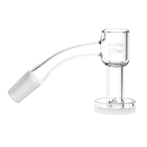 Pulsar Terp Slurper with Opaque Bottom, 45 Degree Angle, Quartz Banger Side View