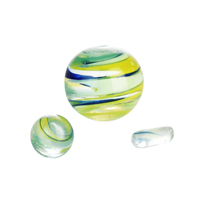 Pulsar Terp Slurper Set with Ribbon Swirl Design, Borosilicate Glass, for Concentrates