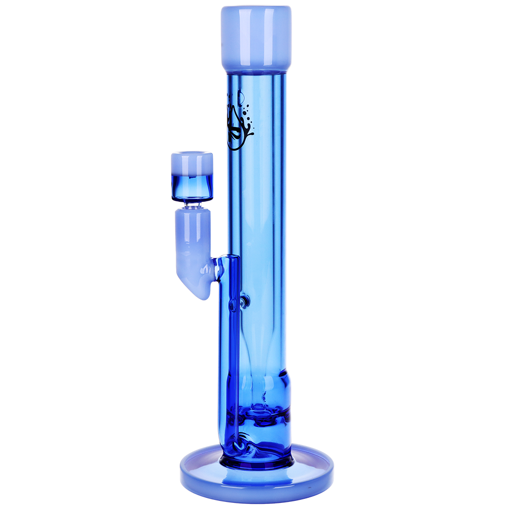 Pulsar Transporter Kicked Straight Tube Glass Water Pipe | 14" | 14mm F